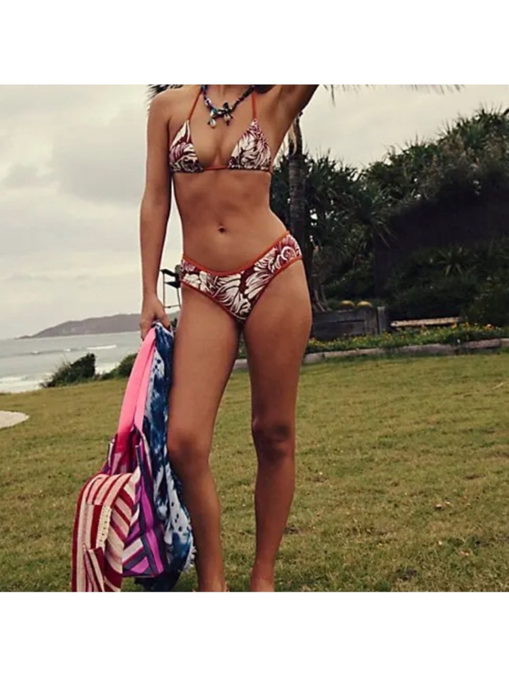 FREE PEOPLE free-est Frankie Printed Bikini Bottoms - Picture 4 of 9